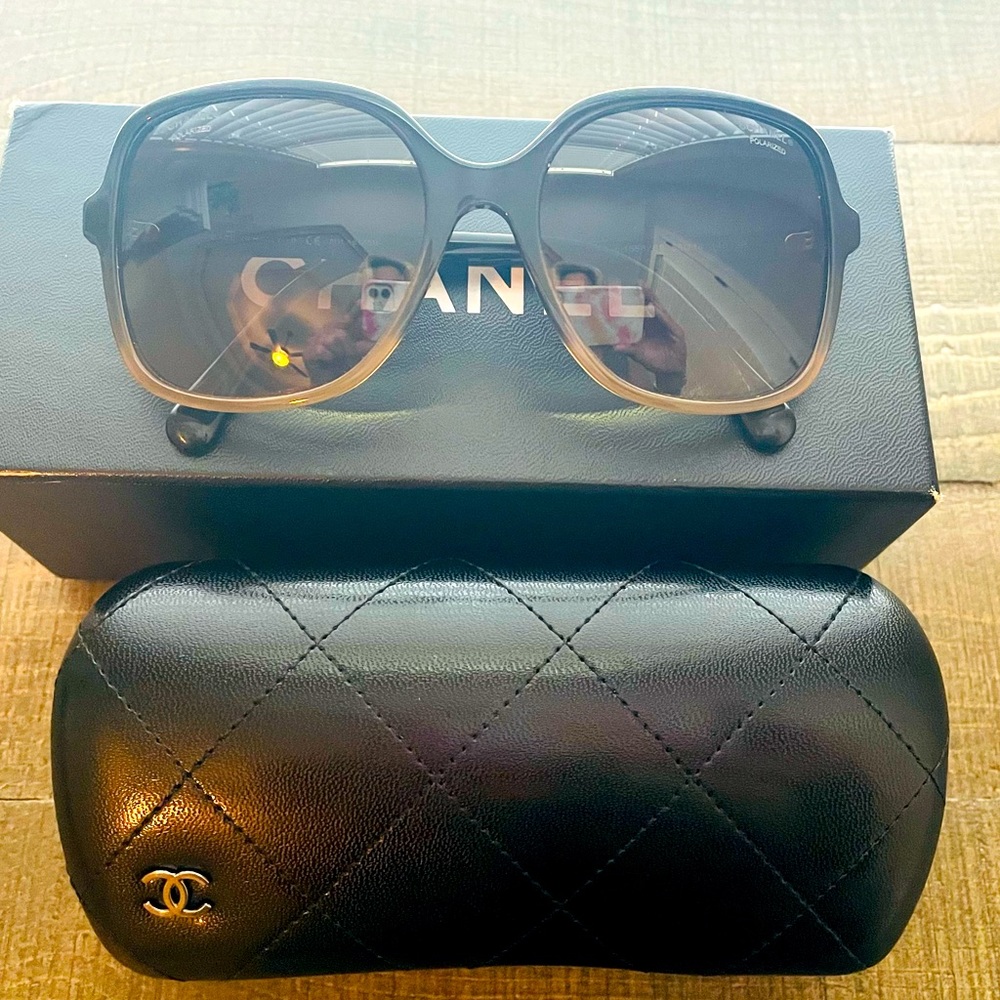 Chanel Brown Square Summer CC Sunglasses